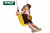 Пластиковое сиденье для качели гибкое желтое Пластиковое сиденье для качели гибкое желтое